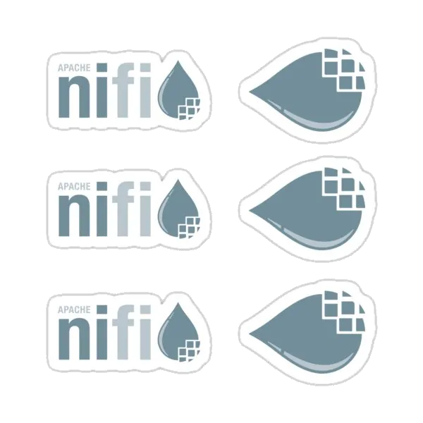 ★ Apache NiFi - набор из 6 стикеров