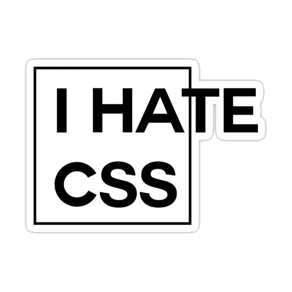 Я ненавижу CSS темный