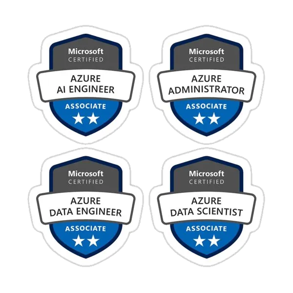 Сертификационный лист Azure Associates Data and AI R01