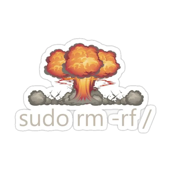 Смешной код программистов Linux - sudo rm -rf /