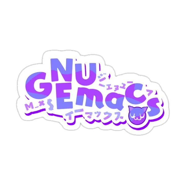 Логотип GNU Emacs в милом японском стиле