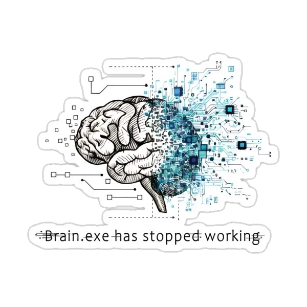 Brain.exe перестал работать - Мем про программиста в научной фантастике и подарок от цифрового выгорания