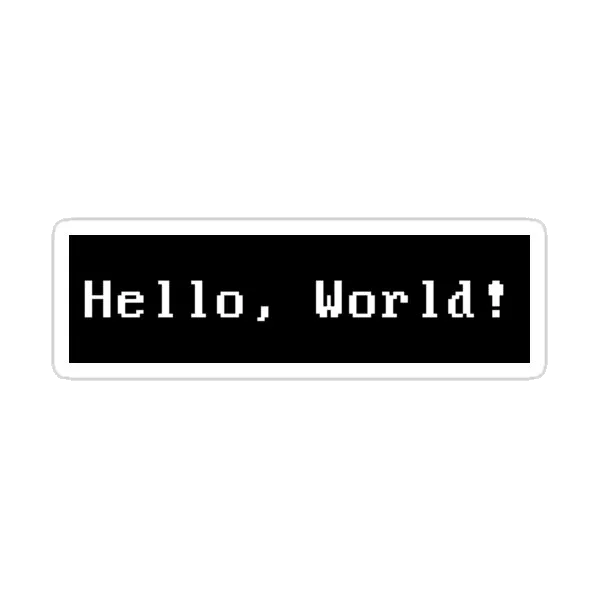 Программа "Hello World" для компьютера