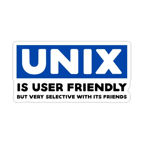 Unix дружелюбен к пользователю - Забавные шутки о программировании - Светлый цвет