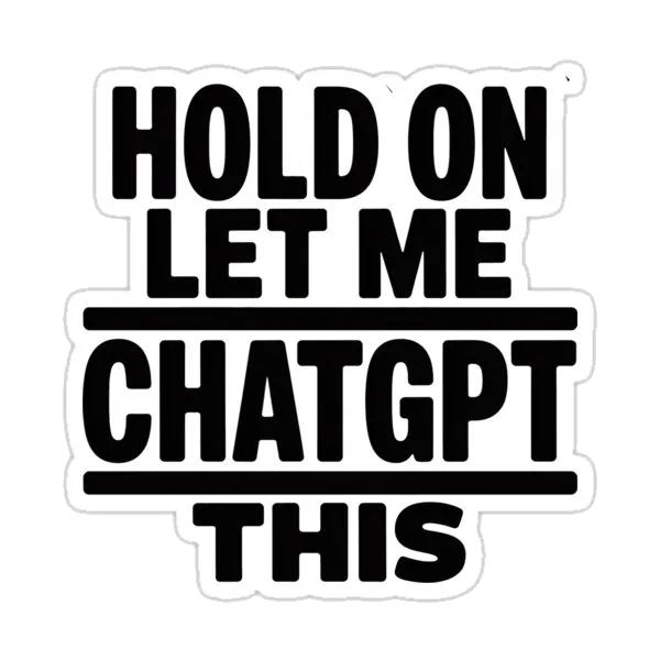 Подожди, дай я спрошу у ChatGPT