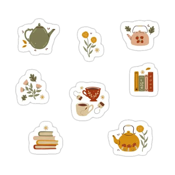Цветочные книги и чай