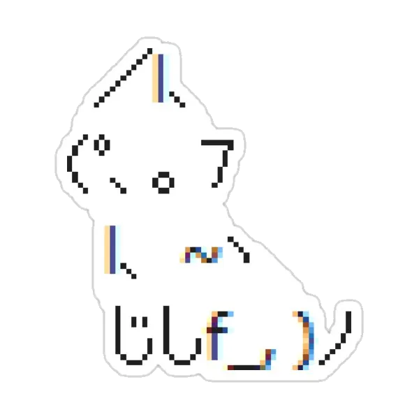 пиксельный котёнок