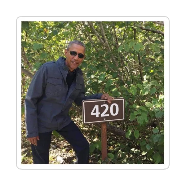 Принт 420 Обама