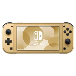 Nintendo Switch Lite: Hyrule Edition on white background