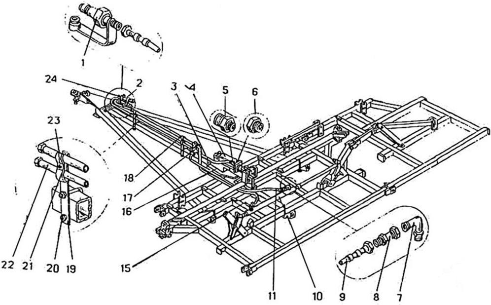 Устройством 4. Гидротрасса культиватора КШУ Полярис 12. Подвеска КШУ 16.000 схема. Стяжка подвески КШУ схема 16.000а.