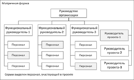 Проектная форма управления проектом