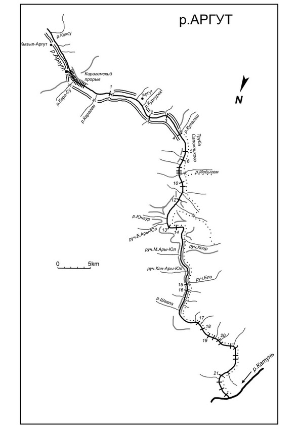 Карта порогов. Река Аргут горный Алтай на карте. Катунь лоция порогов. Лоция реки Чулышман. Верхний Башкаус лоция.