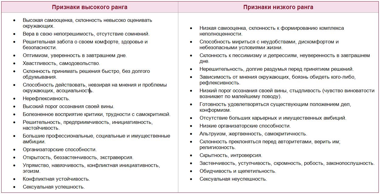 Признаки высокого и низкого. Признаки высокого ранга. Ранговый потенциал женщины. Ранги мужчин. Признаки высокорангового мужчины.