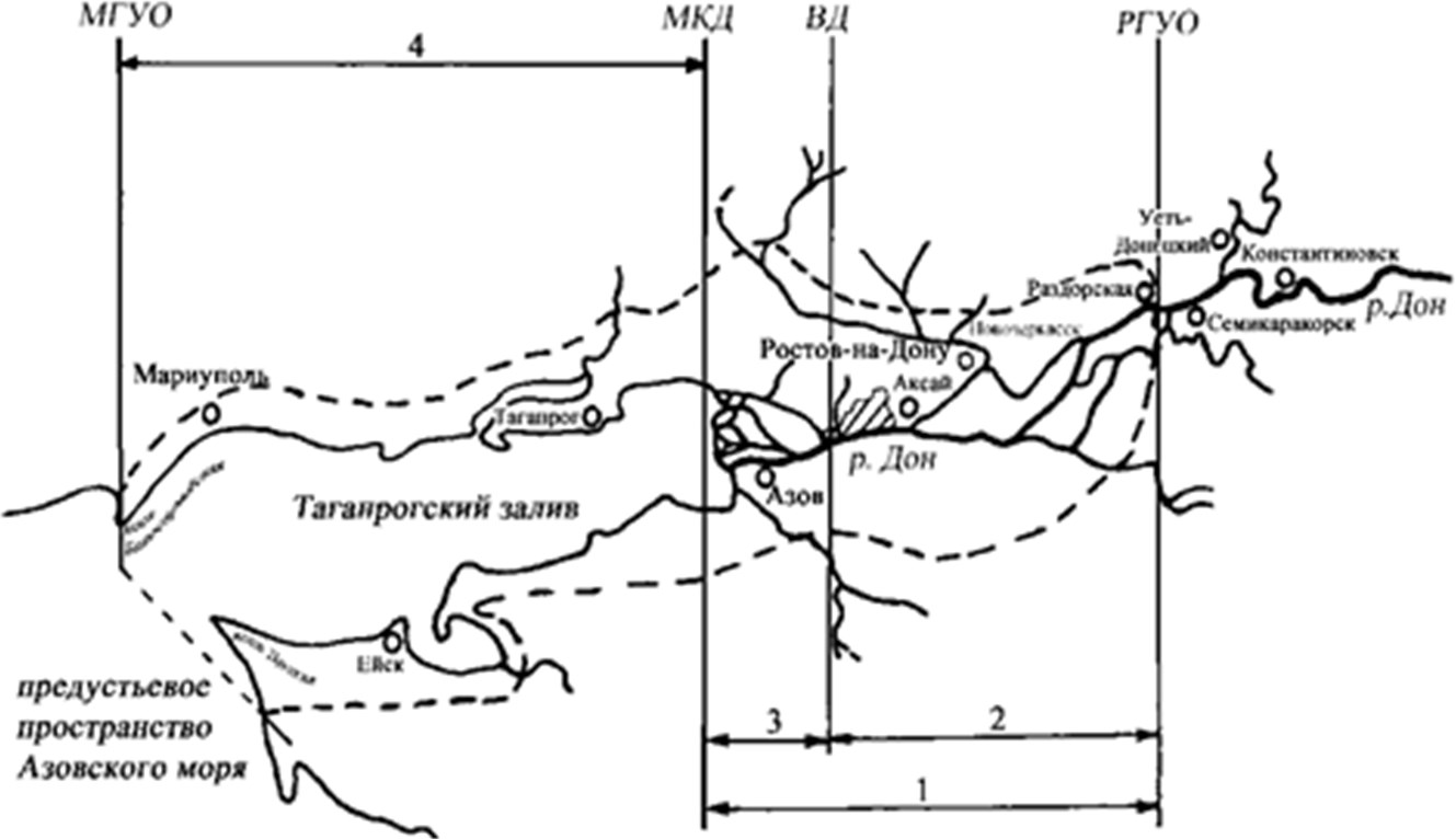 Карта глубин азовского моря
