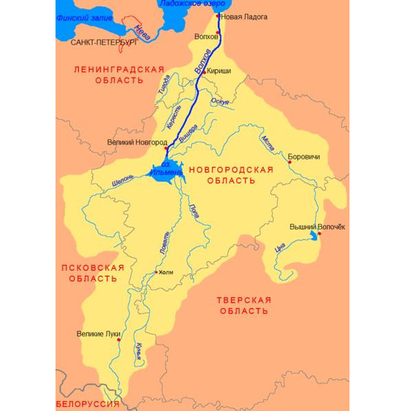 Карта реки великой псковская область