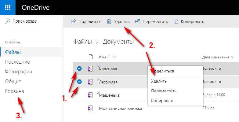 Как удалить записную книжку в onenote windows 10