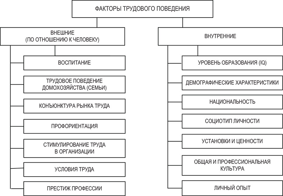 Поведения человека схема