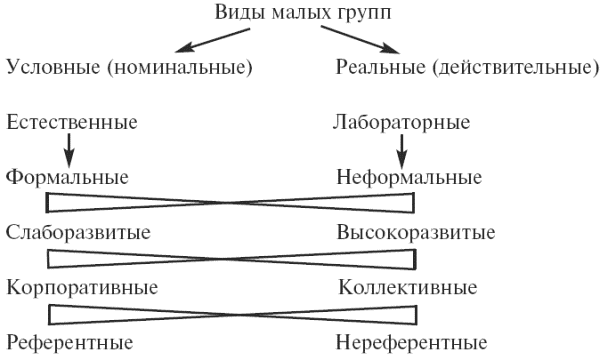 Отметь примеры малых групп