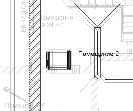 Треугольное слуховое окно на крыше РЭД-НТ