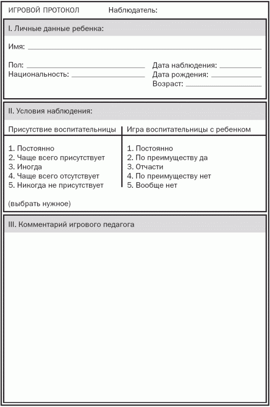 Протокол наблюдения за ребенком. Протокол наблюдений за игровой деятельностью. Протокол наблюдения за игрой ребенка. Протокол наблюдения в садике.