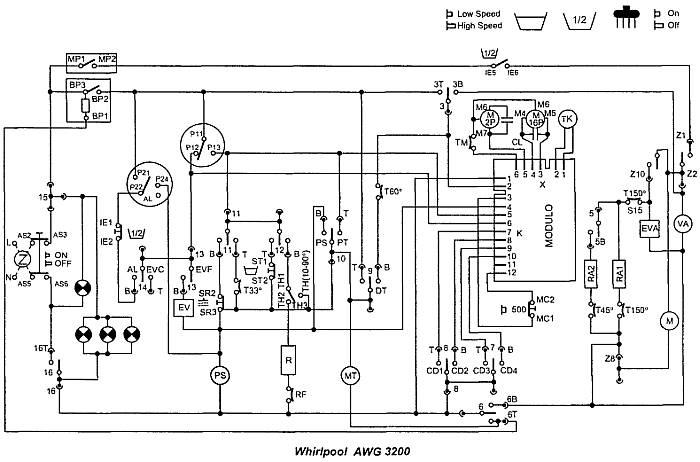 Whirlpool l2524 схема