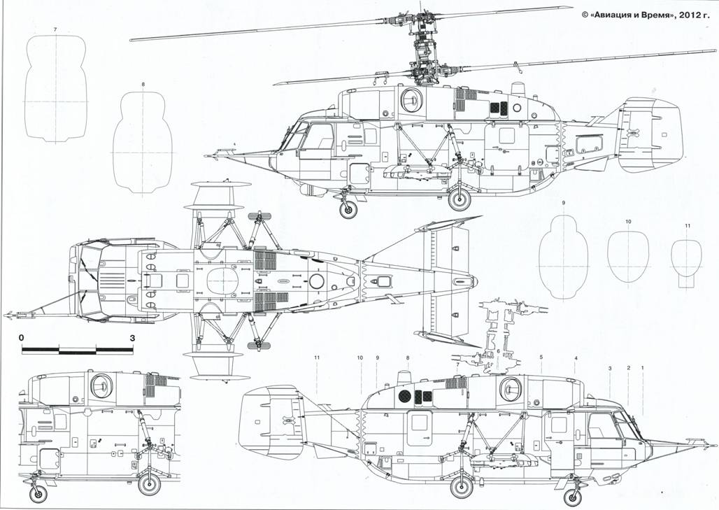 Чертежи вертолет ка 8 чертежи