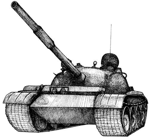 Нарисовать танк т 72