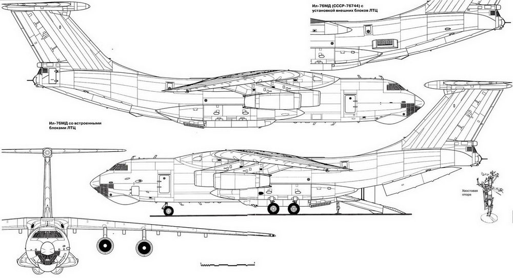 Ил 76 чертеж