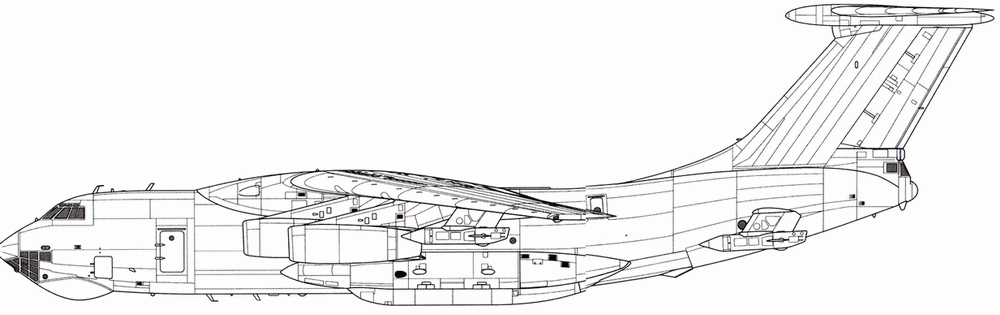 Нарисовать ил 76