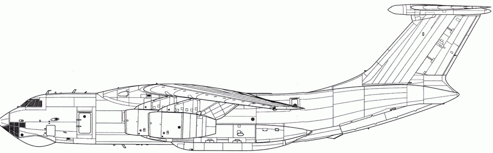 Ил 76 эскиз