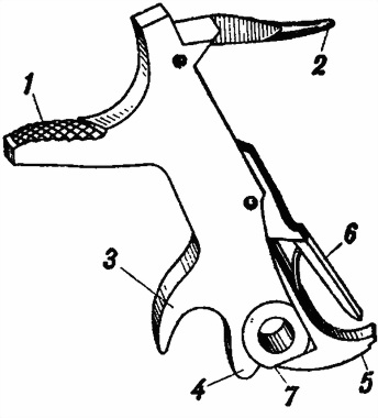 Курок револьвера схема