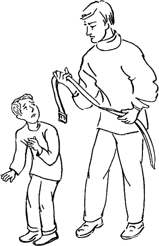 Раскраска наказание детей. Папа раскраска для детей. Наказание мальчиков ремнем.