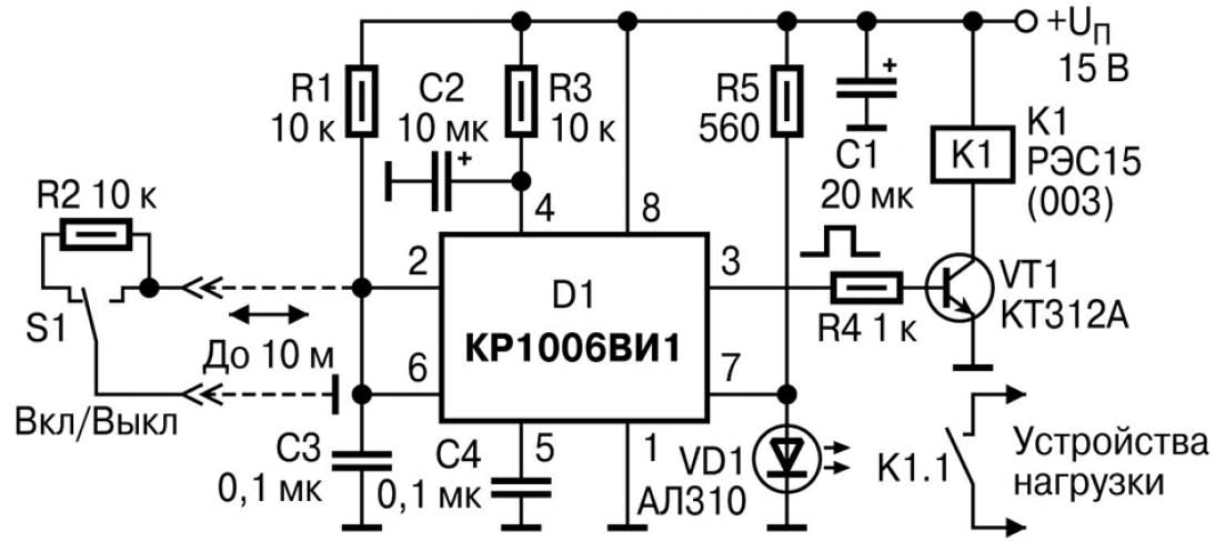 Микросхема кр1051ха7 схема включения