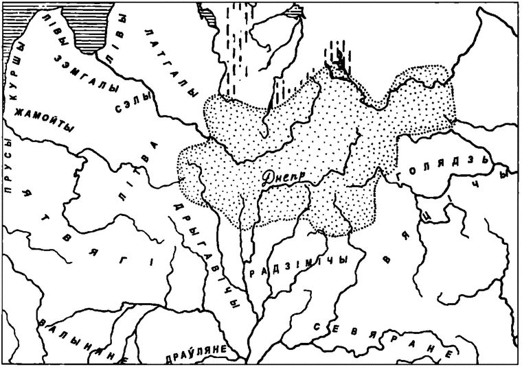 Кривичи карта расселения