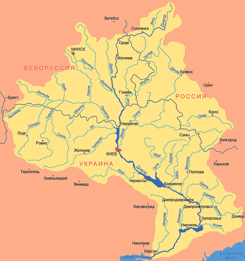 Карта реки усьва