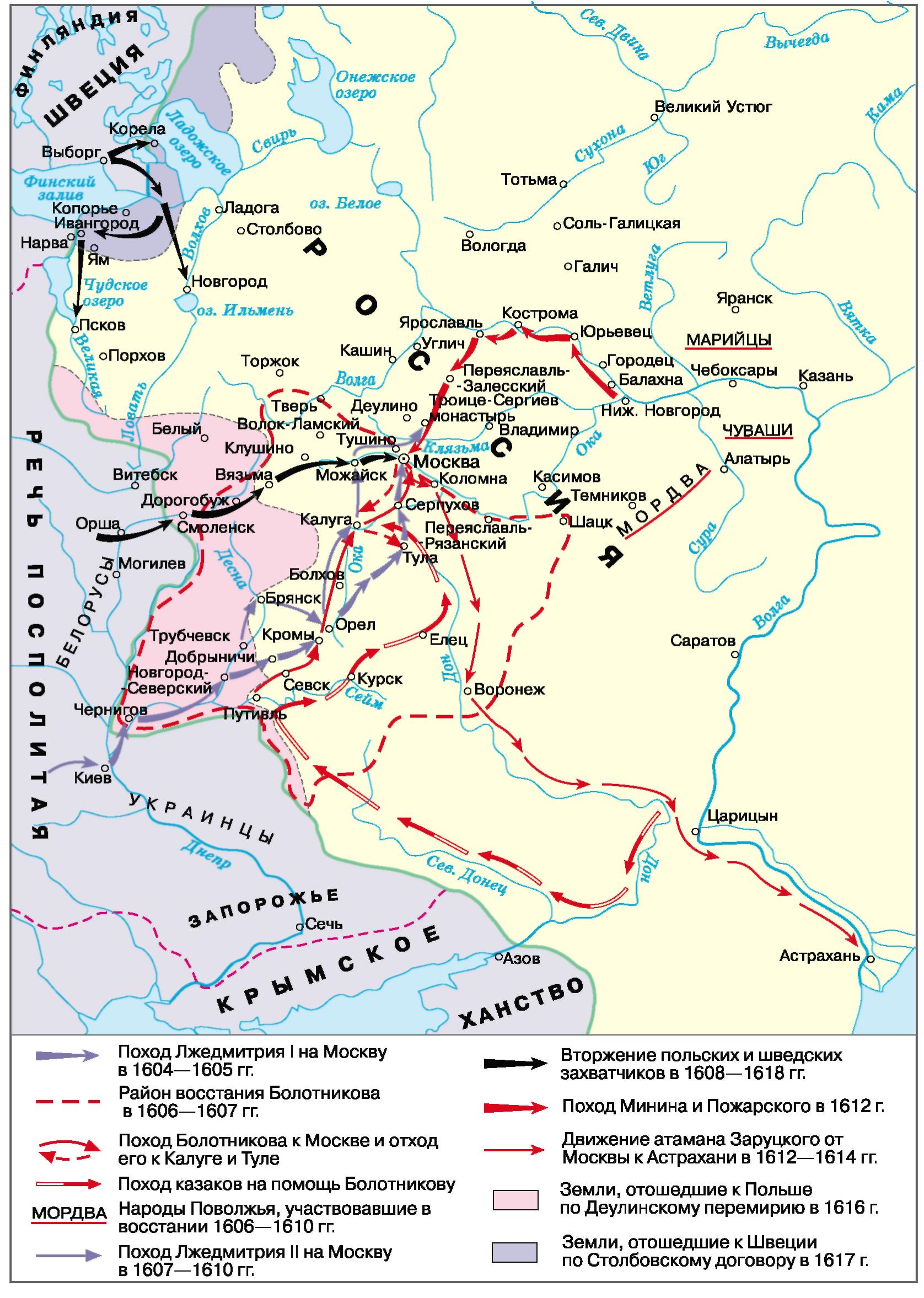 Контурная карта россия в 18 веке