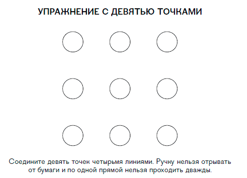 Соединить точки четырьмя линиями