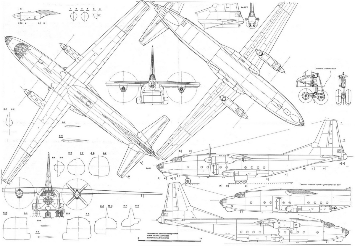 Ан 72 чертежи