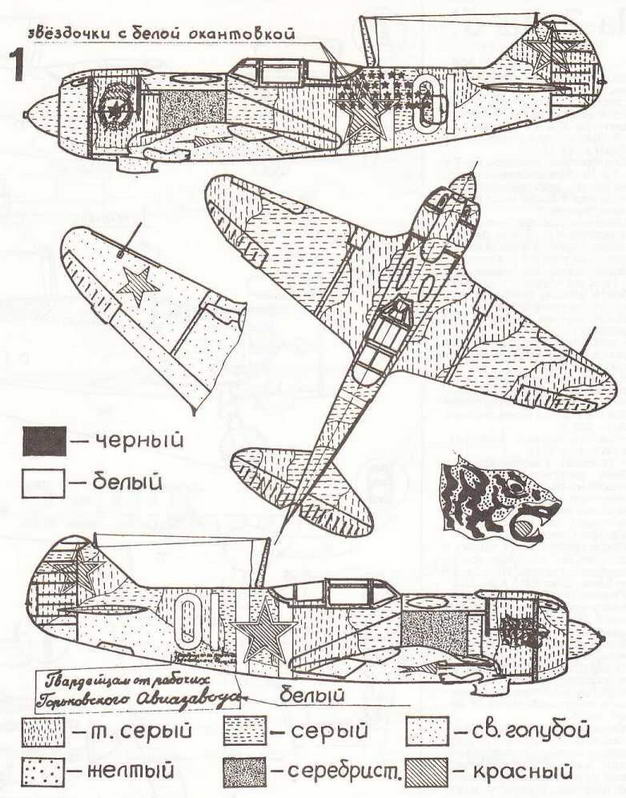 Самолет ла 5 чертеж