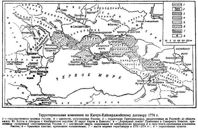 Бейлики крымского ханства карта