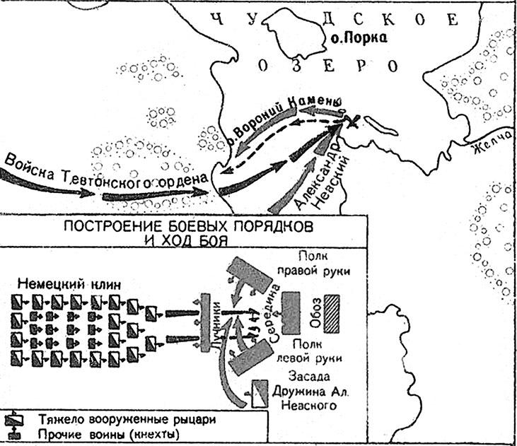 Контурная карта невская битва