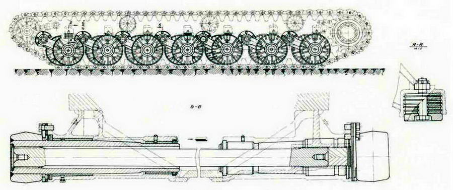 Трак танка кв 1 чертежи