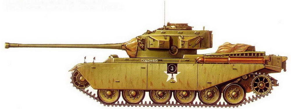 Боевое применение танков центурион