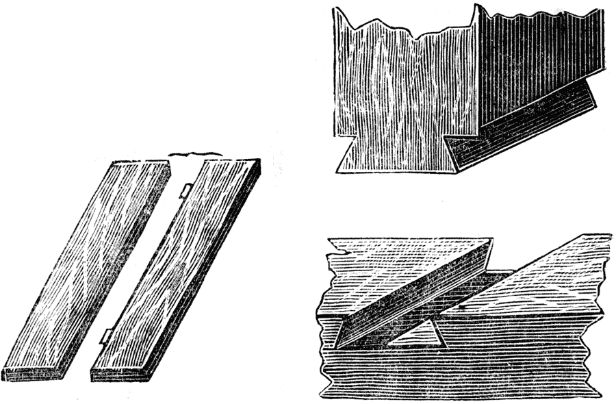 Стык двух досок. Столярные соединения. Плотницкие соединения досок. Соединить две доски.
