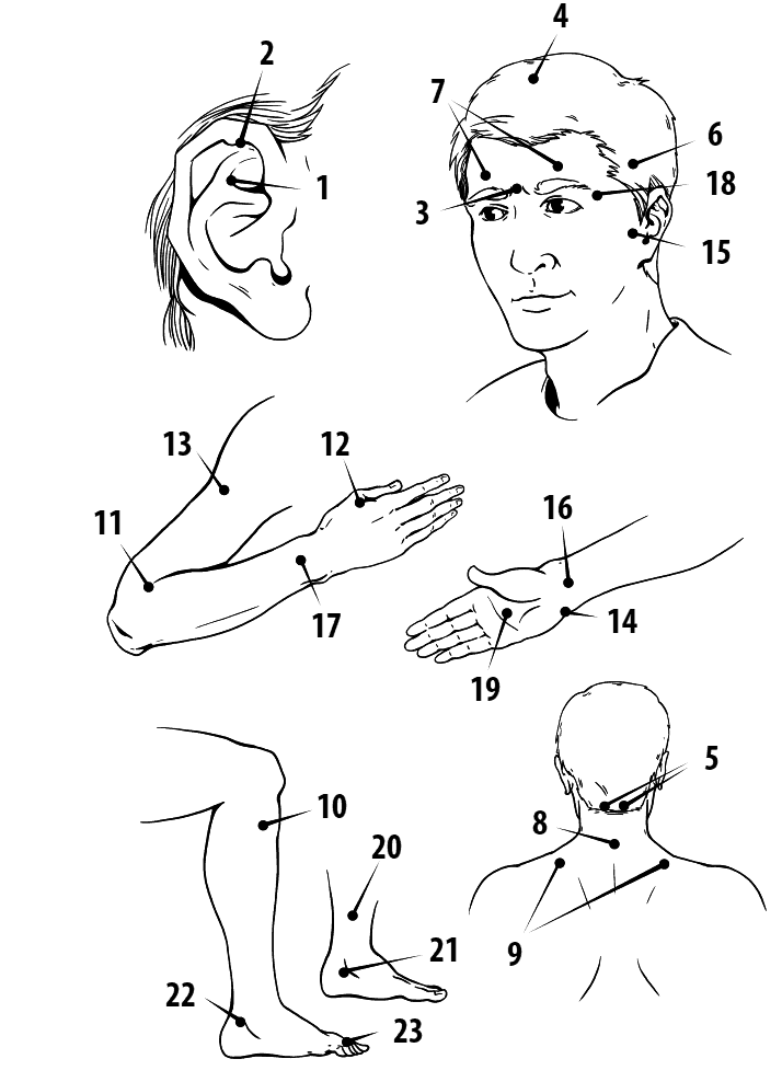 Акупунктурный массажный. Точки акупунктуры при гипертонии. Точки воздействия при гипертонии. Акупунктурные точки при высоком давлении. Точки акупрессуры для снижения давления.