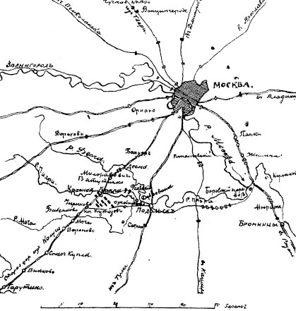 Карта тарутинский маневр 1812 года