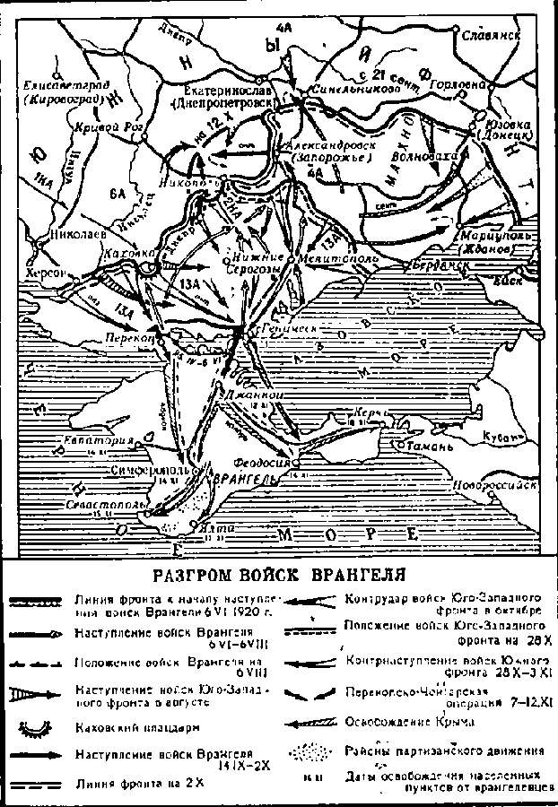 Разгром врангеля. Разгром армии Врангеля в Крыму. Разгром Врангеля в Крыму карта. Наступление Врангеля в Крыму карта. Разгром армии Врангеля карта.