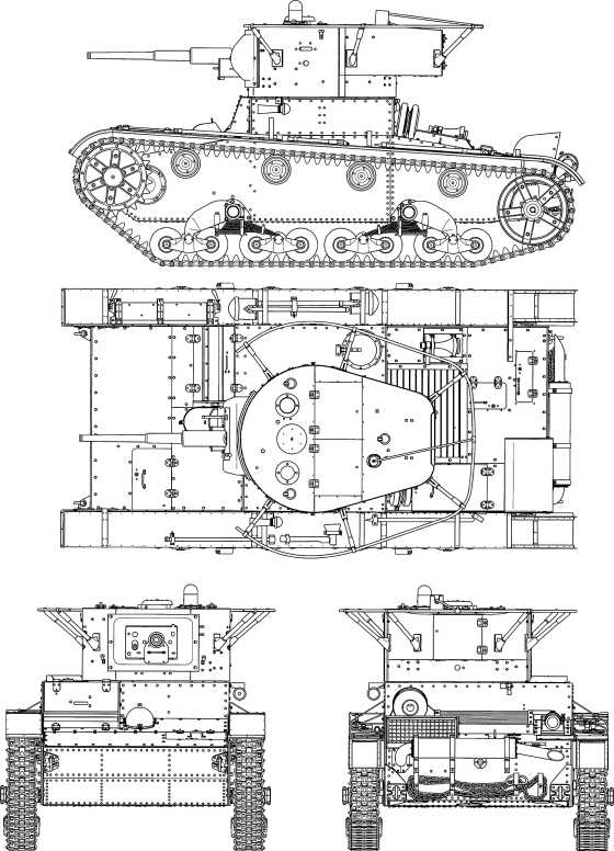 Т 26 танк чертеж