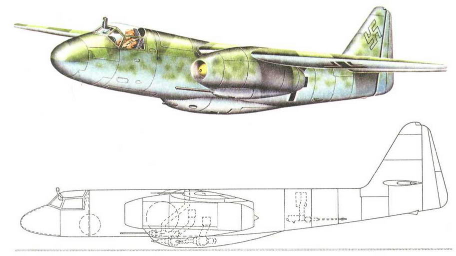 Arado 234 чертеж