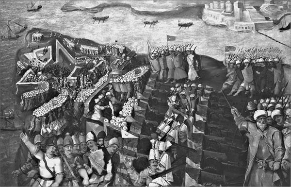 Захват форта. Осада Мальты 1565 миниатюры. Великая Осада Мальты. Осада Мальты книга.